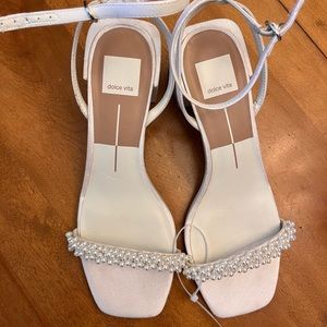 Dolce Vita Zalima Heels Vanilla Pearls